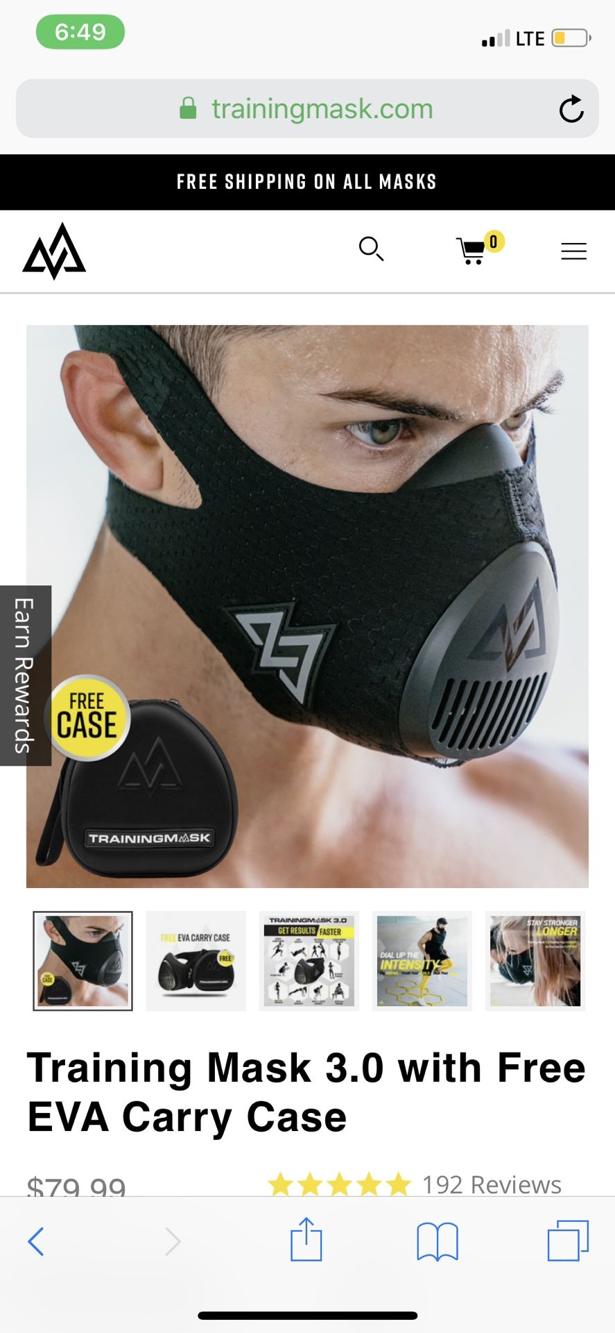 Elevation training mask 2.0 view pics