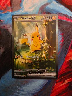 Pikachu ex Pokémon Card 276/217 Full Art