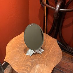 Mirror Oval Beveled W/ Duck Feet,  By Artist DEAR