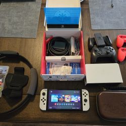 Nintendo Switch OLED + Extras Bundle