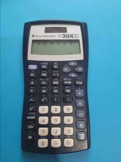 Texas Instruments TI-30XIIS No Slide Cover - Working Great .