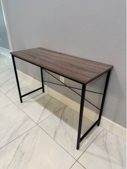 Wood top desk table