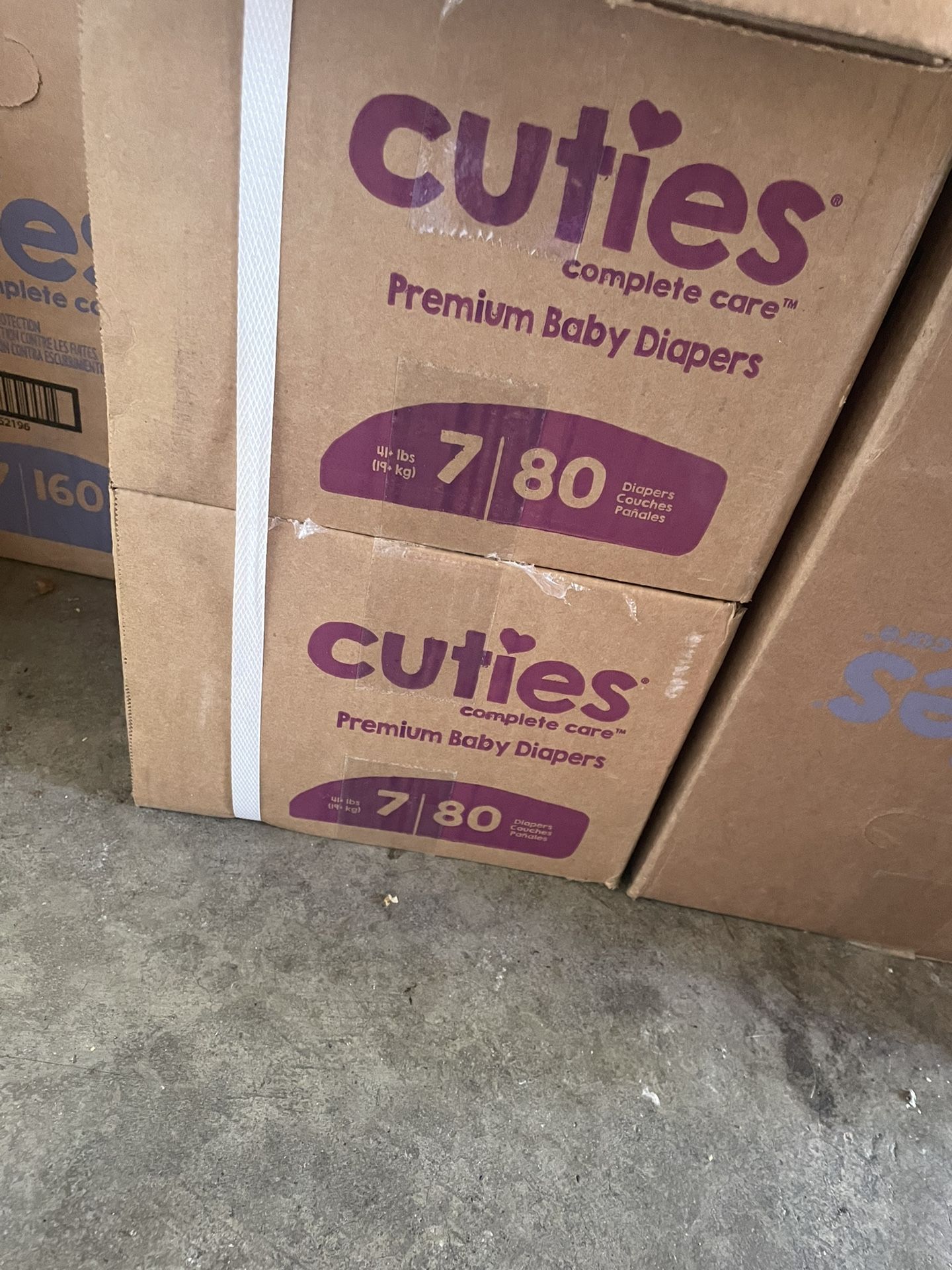 Pañales Pampers  CUTIES ZISE 7