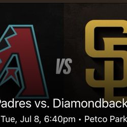 Padres / Diamondbacks Tickets 