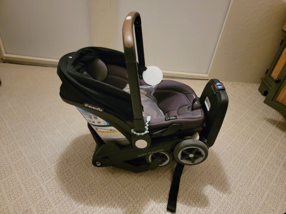 Evenflo Folding Car Seats With Wheels