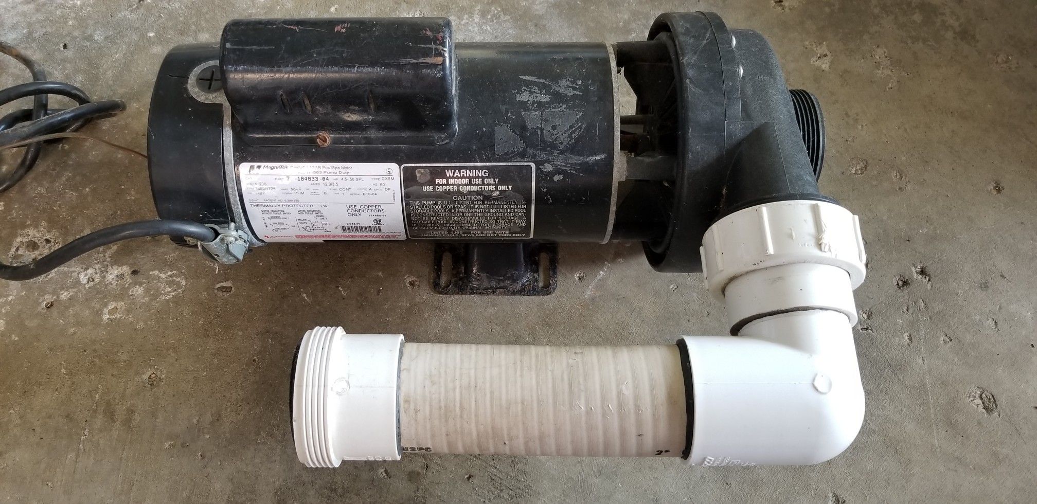 MagneTek Century Laser Pool/spa pump