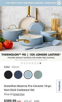 The Green Pan set New‼️‼️