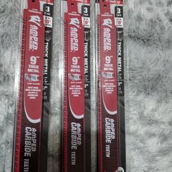 DIABLO AMPED CARBIDE 9" SAWZALL BLADES 