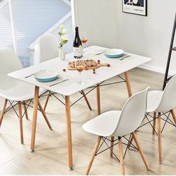 Dining Table With 4 Chars 