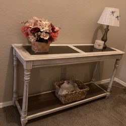 Console Table, Distressed, Boho Chic