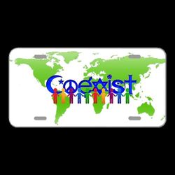License Plate Novelty Car Front Figures Personal Silhouettes Human