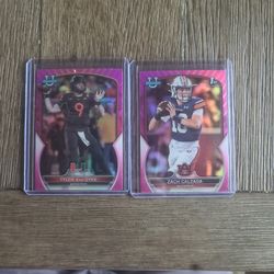 Pink Bowman Football Cards