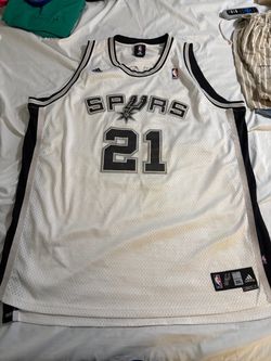 Stained  Adidas Tim Duncan San Antonio Spurs #21 Jersey 3XL Jersey $20