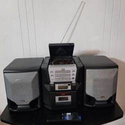 JVC PC-X580 Portable Stereo System Vintage 