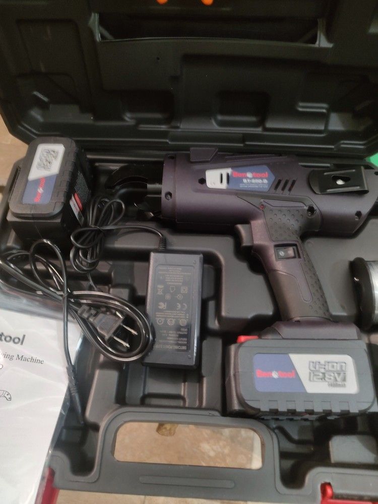 New Automatic Handheld Cordless Rebar Tying Tool Kit