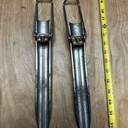 2 Aluminum Fishing Rod Holders, Carp, Catfish, Shore Fishing, Used