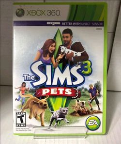 The Sims 3: Pets (Xbox 360, 2011) Clean Tested Working - Free Ship