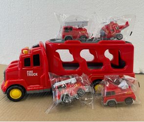 Fire Truck Toy Set