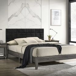 Queen Bed W/Matress 