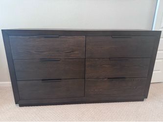 Living Spaces Pierce Espresso 6-Drawer Dresser | Excellent Condition