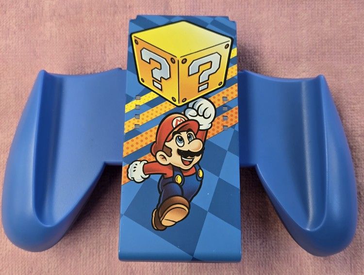 Power A Joycon Comfort Grip Mystery Block Mario