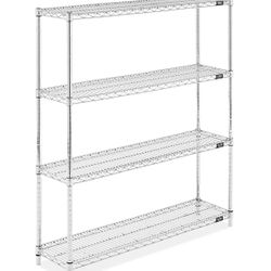 6’ & 5’ Tall X 4’ Long X 18” Deep Metal Shelves 