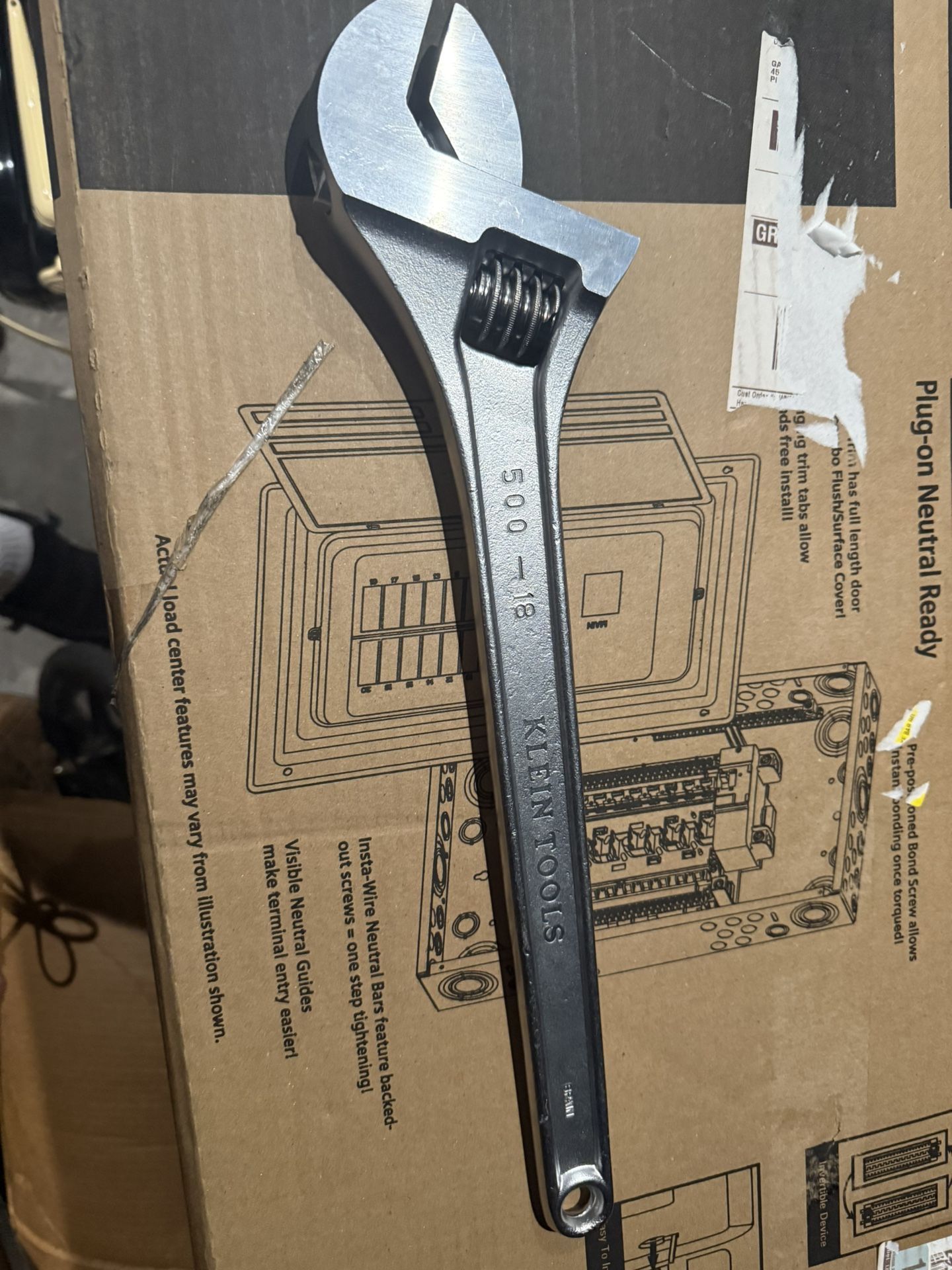Klein 18 inch crescent wrench brand new