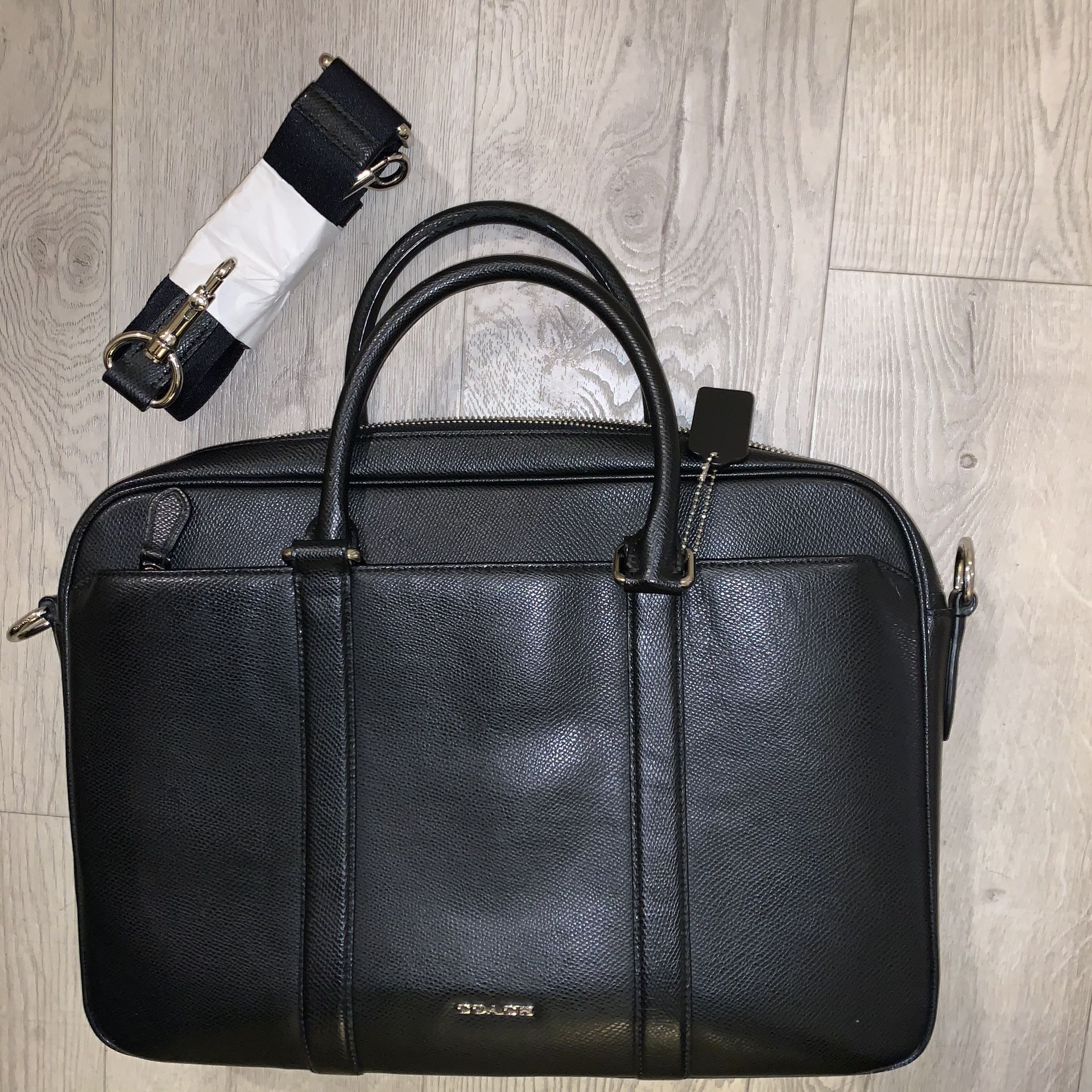 Men's coach messenger Leather bag