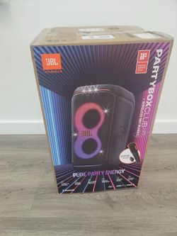MEMORIAL DAY SALE! JBL - PartyBox Club 120 Portable Wireless Party Speaker and Wireless Mic Bundle (Opened Box) Black