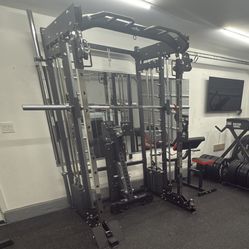 All In One Smith Machine Functional Trainer Home Gym