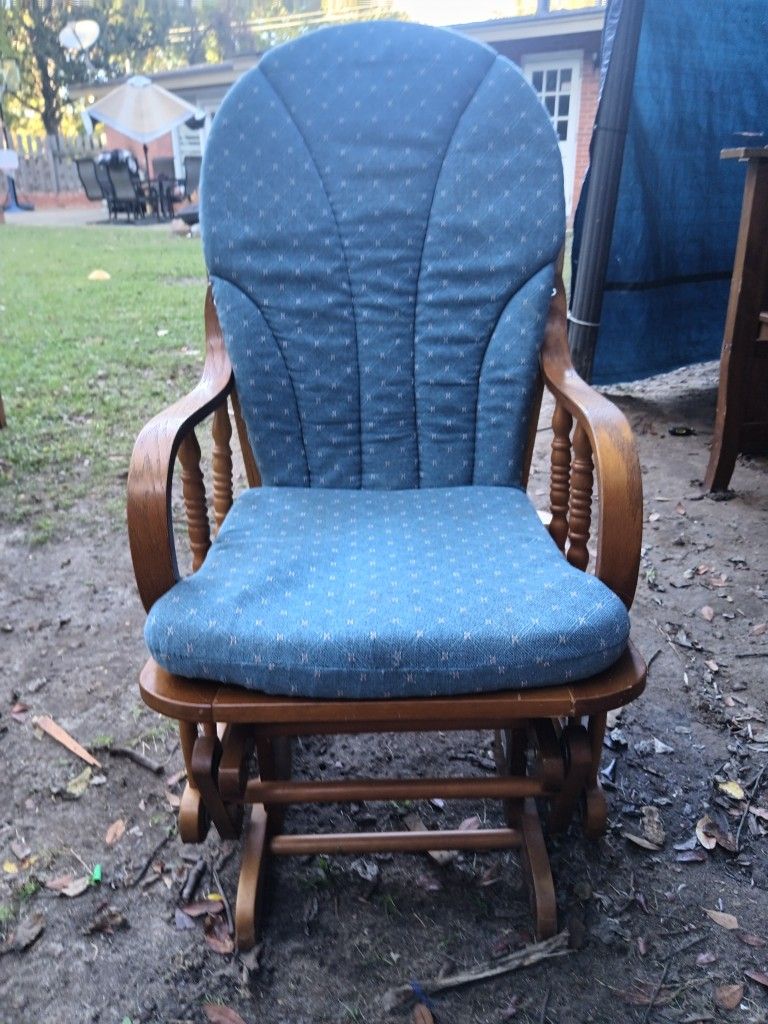 Antique Rocking Glider Chair For Sale 