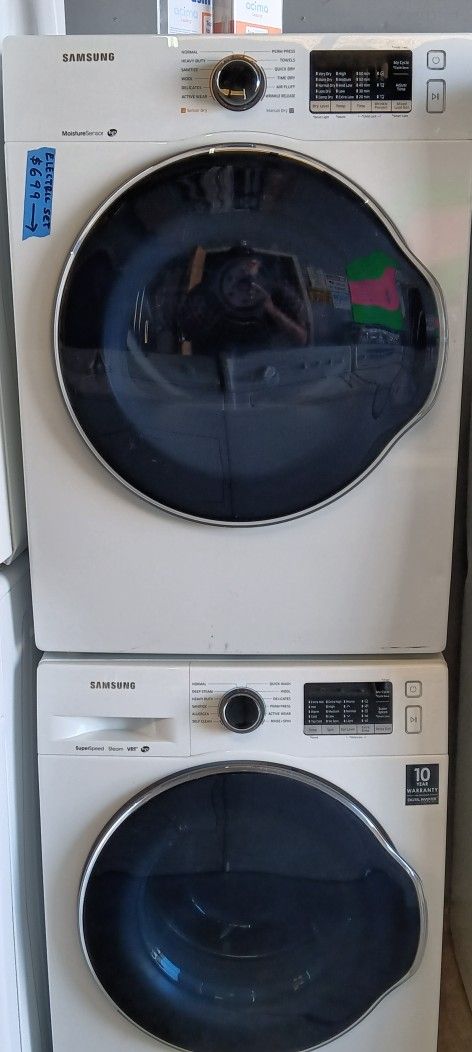 Samsung Electric Set Washer And Dryer 