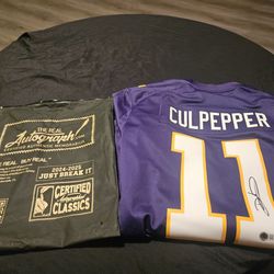 Daunte Culpepper Real Nike Autographed Jersey 