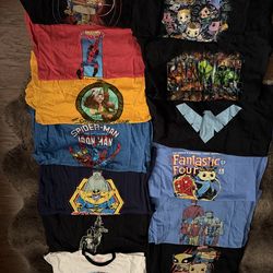 Lot of 13 comic book tees/t-shirts 2XL