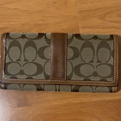 Coach Brown leather Wallet