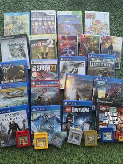 Xbox 360, PlayStation 4, Gameboy, Pokemon, Grand Theft Auto, PlayStation 2, Wii, Nintendo, Video Games, Retro 