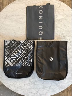 Equinox and Lululemon Mini Tote Bags