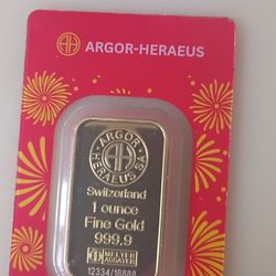 1 Oz Gold Bar