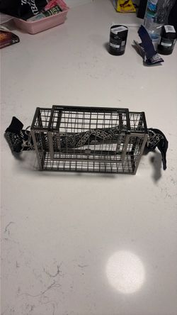 Custom Chrome Caged Bag