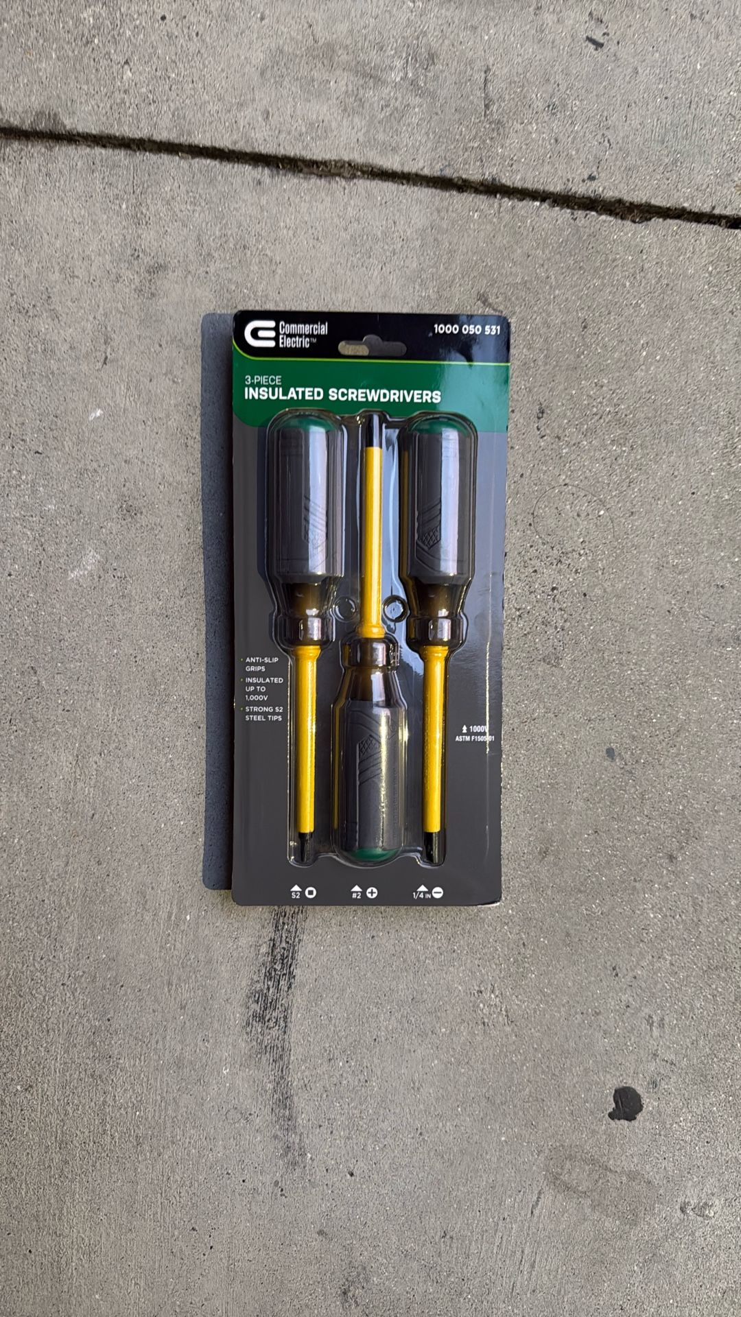 General Electric Insulated Slim Tip Screwdriver Set (2-Piece)