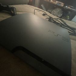 PS3 With Cables HDM1 Cord And Power Cord + Controller
