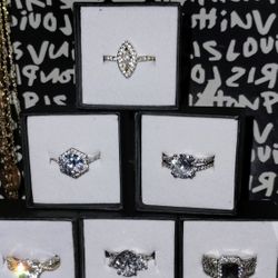 New Beautiful Rings Size:8 $20 Each