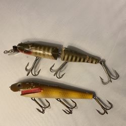 Vintage Fishing Lures Pike Minnow & Chub Pike/Muskie