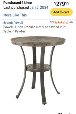 Bar Height Table & 4 Stools