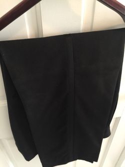 BRAND NEW MEN'S STAFFORD FORMAL WEAR BLACK TUXEDO PANTS SIZE 38-30