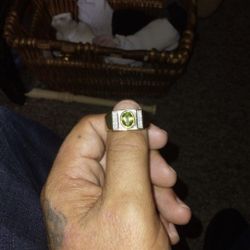 10k Solid Gold And Real Diamond Ring Asking $500obo 