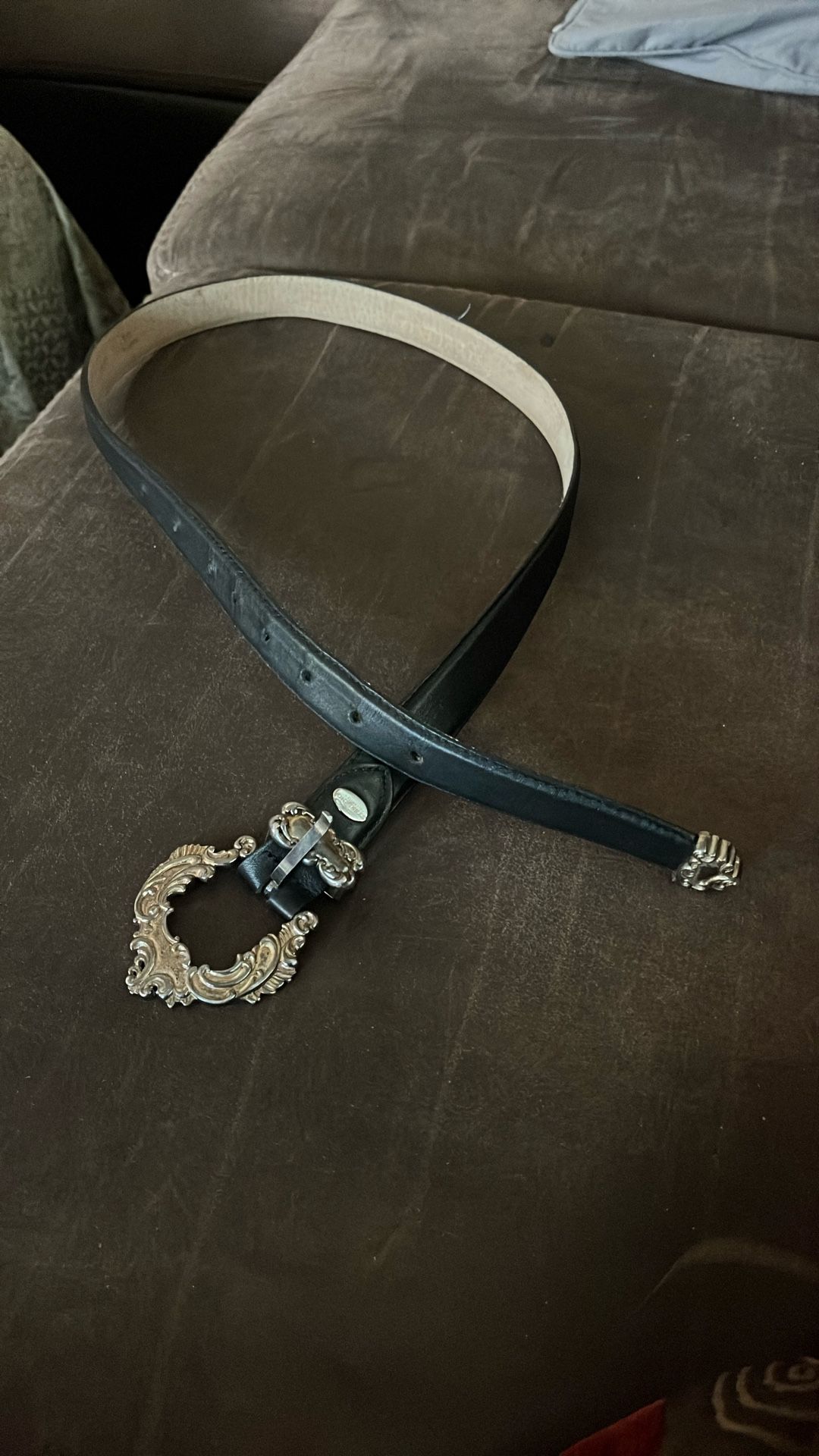 Omega Sterling Silver Belt