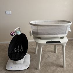 4moms Bassinet & MamaRoo Swing — Almost Never Used. 