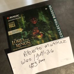 Mtg Lord Of The Rings Collection Booster Pack 