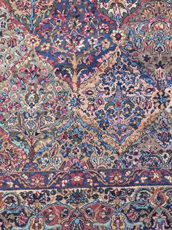 Vintage Karastan Rug 8.8 x 12 Multicolor Panel Kirman #717/ $1100 NEGOTIABLE